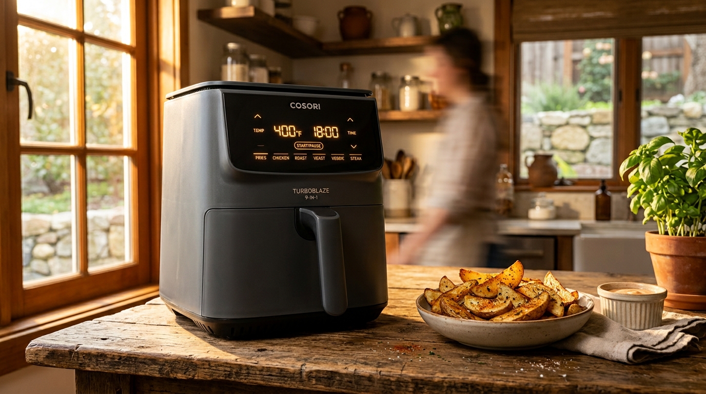 Cosori 9-in-1 TurboBlaze Air Fryer (6 Qt): A Practical Overview